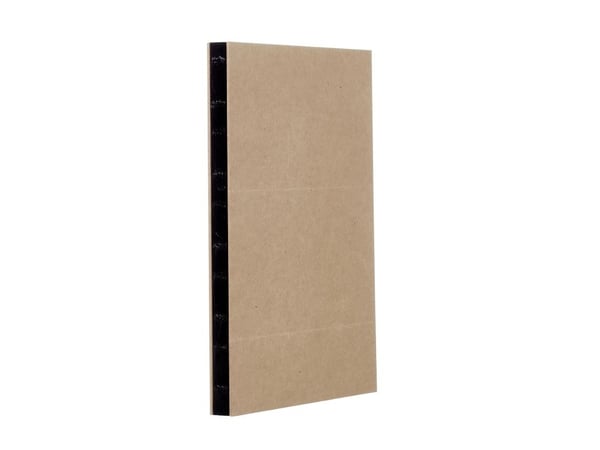 Skitsebog A5 PAPER BAG, ulinjeret, genanvendte papirsposer, natur