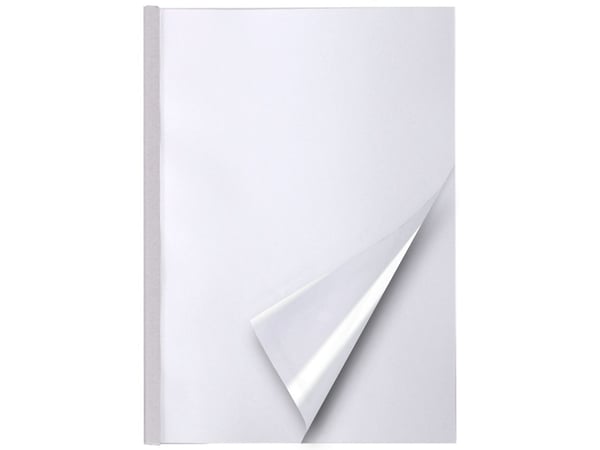 Indbindingsomslag A4P, Crystal Flex 16-40 ark, aluminium
