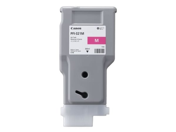 Canon PFI-321 M - 300 ml - magenta - alkuperäinen - mustesäiliö - imagePROGRAF TM-250, TM-255, TM-350, TM-355, TM-350, TM-355