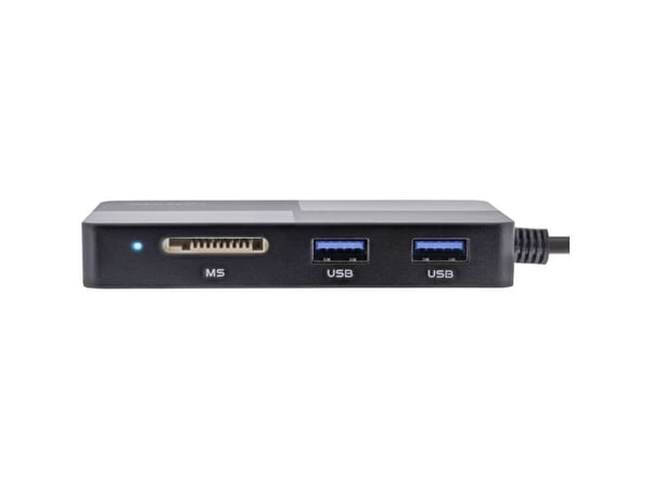 InLine 66772F, Compact Flash (CF), Memory Stick (MS), MicroSD (TransFlash), SD, xD, Grå, USB, 0,3 m, MacOS, Android