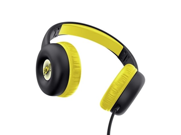 Trust Nouna - Hodetelefoner med mikrofon - on-ear - kablet - 3,5 mm jakk - svart