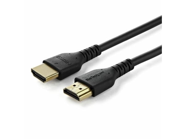 Startech 1.5m (4.9ft) Premium High Speed HDMI Cable with Ethernet, 4K - Premium High Speed - HDMI-kabel med Ethernet - HDMI hann til HDMI hann - 1....