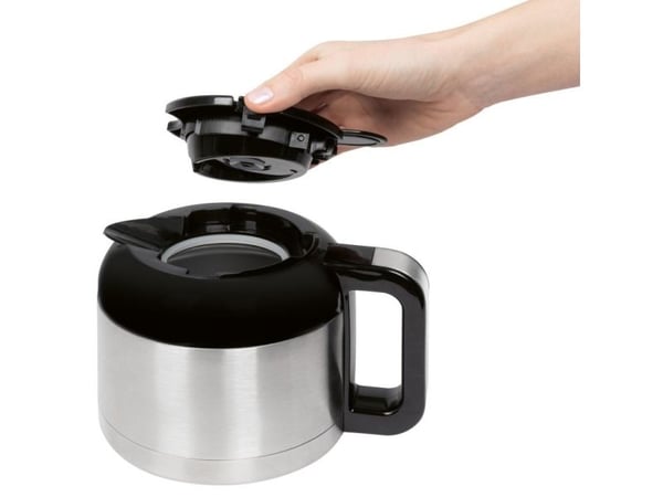Clatronic KA 3805, Kaffebrygger (drypp), 1,2 l, Malt kaffe, 800 W, Sort, Rustfritt stål