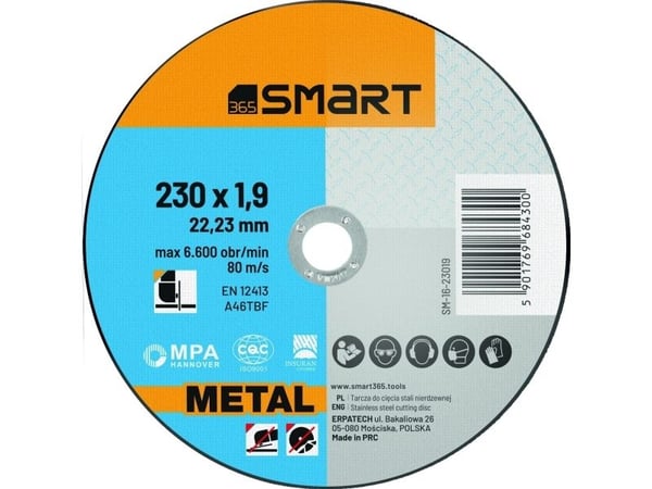 Metall kappeskive 230x1,9 mm smart [25 stk]