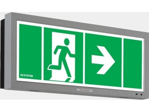 Es-System LED nödarmatur 1,2W 1h MONITOR1 OP1-S1,2TC1 IP40 8670740