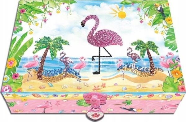 Pysselset i låst box Flamingo 176FM Pecoware
