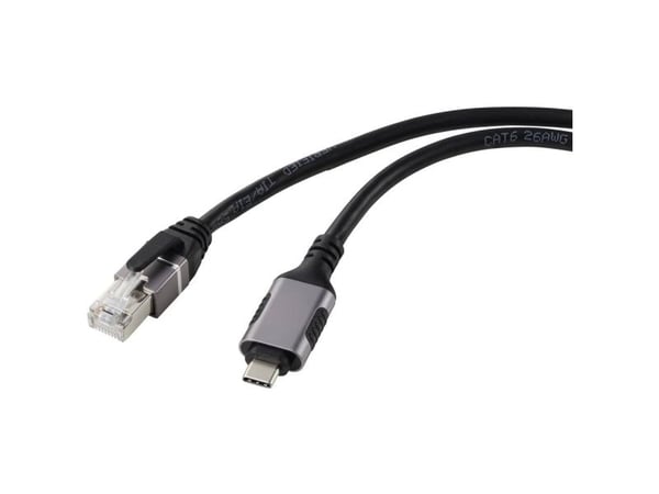 Renkforce RF-6055780, USB-C, RJ45, 3 m, Lajittelu