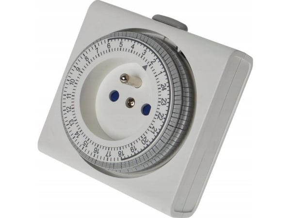 REV timer kompakt mekanisk vit (0025020109 WS)