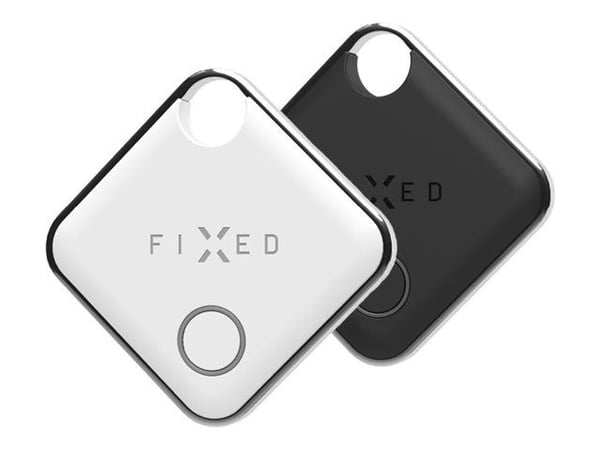 FIXED - Smart tracker - tag with Find My support, 2 pcs - svart, hvit