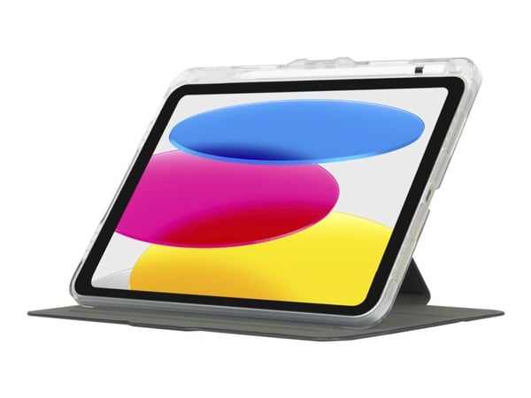 Targus VersaVu - Vikbart fodral för surfplatta - klar - för Apple 10.9-inch iPad (10:e generation); iPad A16 Wi-Fi, A16 Wi-Fi + Cellular