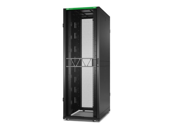 APC NetShelter SX Gen 2 - Rack skap - 2258 H x 750W x 1200D mm, med sider - står på gulv - svart - 48U - 19" - TAA-samsvar - for P/N: SMT1000RM1U, ...