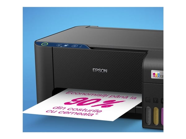 Epson EcoTank L3231 - Multifunksjonsskriver - farge - ink-jet - ITS - A4/Legal (medie) - opp til 10 spm (trykking) - 100 ark - USB - svart