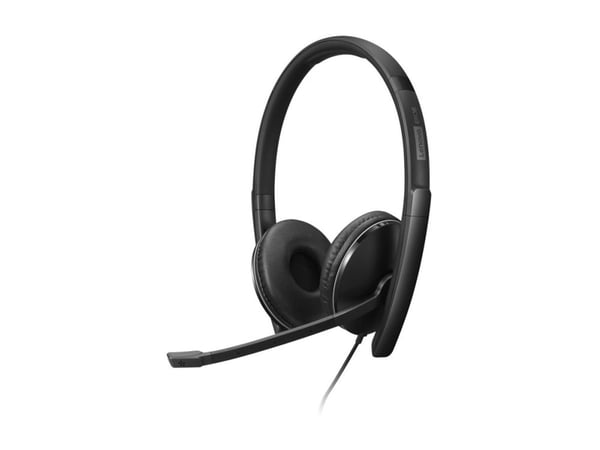Lenovo Gen 2 - Hodesett - on-ear - kablet - USB-C - svart - Zoom Certified