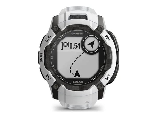Garmin Instinct 2X Solar - 50 mm - fiberforsterket polymer - Ja smartklokke med bånd - håndleddstørrelse: 145-228 mm - monokrom - 64 MB - Bluetooth...