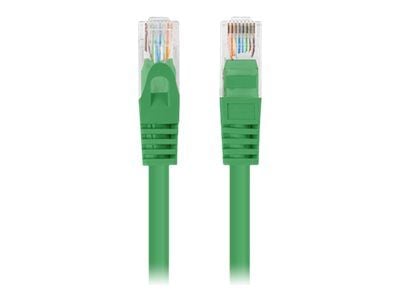 PATCHCORD CAT.6 UTP 3M VIHREÄ FLUKE LÄPÄISSYT LANBERG 10-PAKKAUS