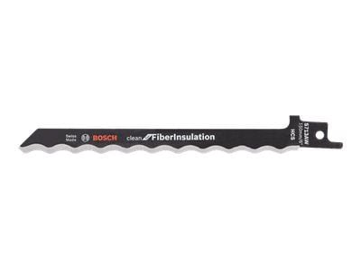 Bosch clean for FibreInsulation S 713 AW - Sagblad - for kartong, lær, teppe, fiberisolering, polystyren (PS) - 2 deler - lengde: 150 mm