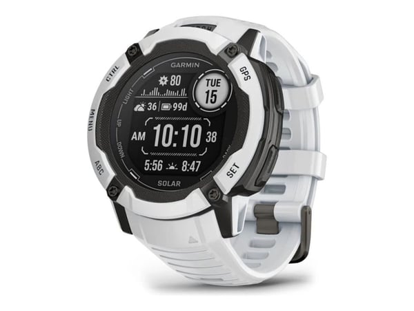 Garmin Instinct 2X Solar - 50 mm - fiberförstärkta polymerer - Ja smart klocka med band - handledsstorlek: 145-228 mm - monokrom - 64 MB - Bluetoot...