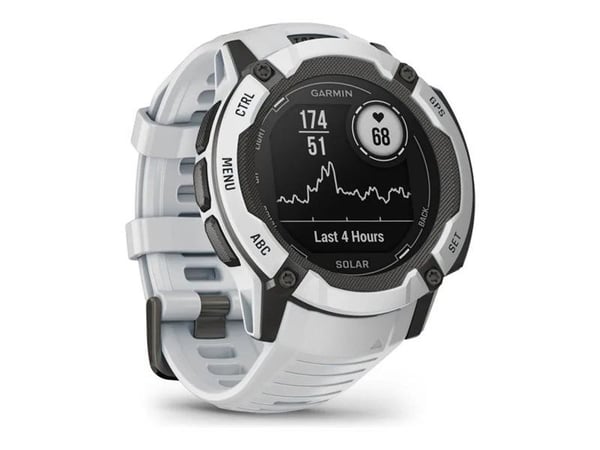 Garmin Instinct 2X Solar - 50 mm - fiberforsterket polymer - Ja smartklokke med bånd - håndleddstørrelse: 145-228 mm - monokrom - 64 MB - Bluetooth...