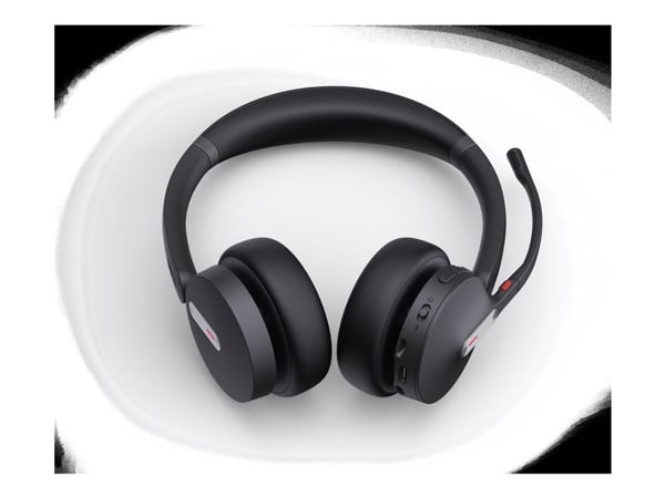 Yealink BH70 Mono - Hodesett - on-ear - Bluetooth - trådløs - USB-C via Bluetooth-adapter - svart - Optimert for UC