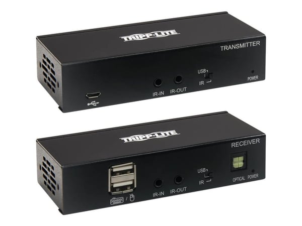 Eaton Tripp Lite Series USB C to HDMI over Cat6 Extender Kit with KVM Support, 4K 60Hz, 4:4:4, Transmitter/Receiver, USB, PoC, HDCP 2.2, up to 230 ...