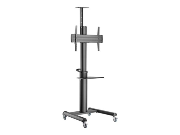 Gembird TVS-70T-02 - Vagn - för TV - aluminium, stål - svart - skärmstorlek: 37"-70"