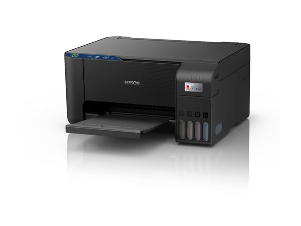 Epson EcoTank L3231 - Multifunksjonsskriver - farge - ink-jet - ITS - A4/Legal (medie) - opp til 10 spm (trykking) - 100 ark - USB - svart