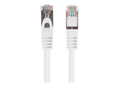 Lanberg - Koblingskabel - 5.7 mm - skjermet F/UTP - CAT 6 - flertrådet - hvit, RAL 9010 (en pakke 10)
