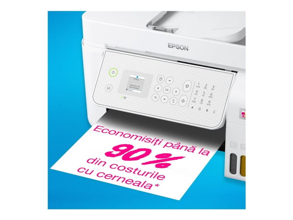 Epson EcoTank L5316 - Multifunksjonsskriver - farge - ink-jet - ITS - A4/Legal (medie) - opp til 10 spm (trykking) - 100 ark - 33.6 kbps - Wi-Fi, U...