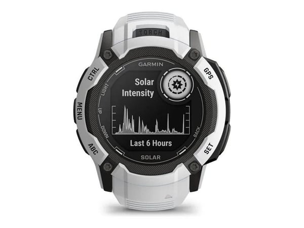 Garmin Instinct 2X Solar - 50 mm - fiberforsterket polymer - Ja smartklokke med bånd - håndleddstørrelse: 145-228 mm - monokrom - 64 MB - Bluetooth...
