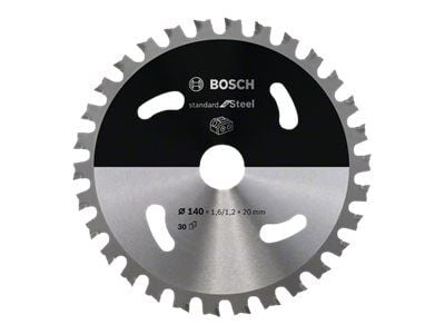 Bosch Standard for Steel - Sirkelformet sagblad - for stål - 140 mm - 30 tenner