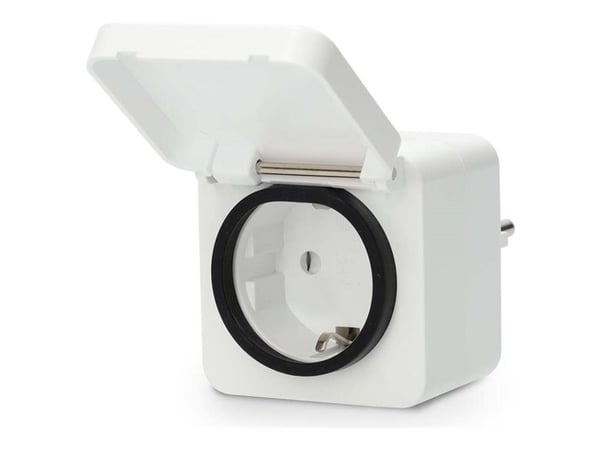Nedis SmartLife - Smartplugg - trådløs - ZigBee 3.0 - 2.405 - 2.48 GHz - hvit