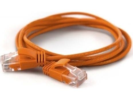 wantec - Koblingskabel - RJ-45 (hann) til RJ-45 (hann) - CAT 6a - oransje