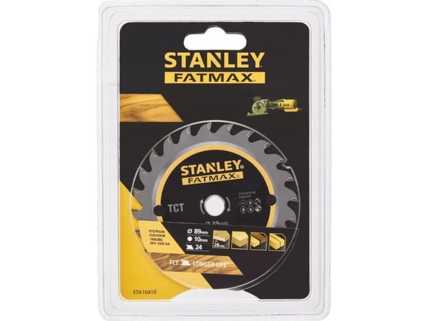 Stanley pyörösaha FM380, TCT 89x10x24z - STA10410-XJ