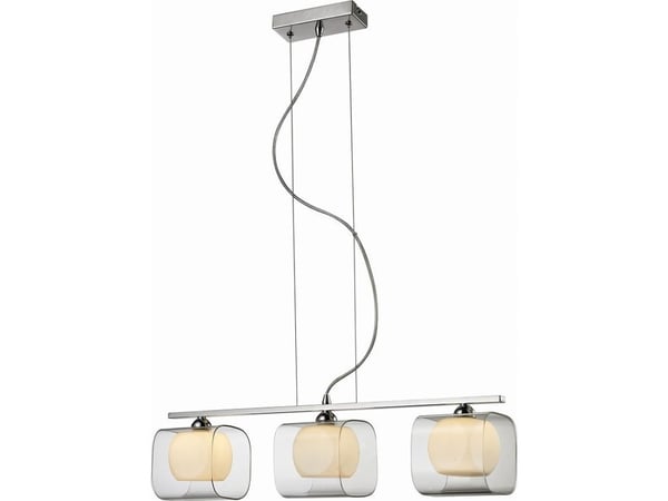 Hengelampe Torino Azzardo Happy 3 3x40W G9 hvit/krom 2192-3P