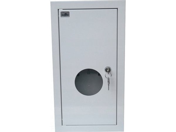Alfako uppoasennettava metallinen jakokeskus 1 X TL 1F elektroniselle mittarille + 6 suojaa lukitusikkuna RAL 9003A-RW6E