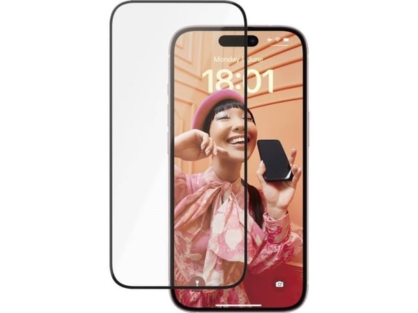 PanzerGlass Ceramic Protection for iPhone 15 | Ultra-Wide Fit m. EasyAligner