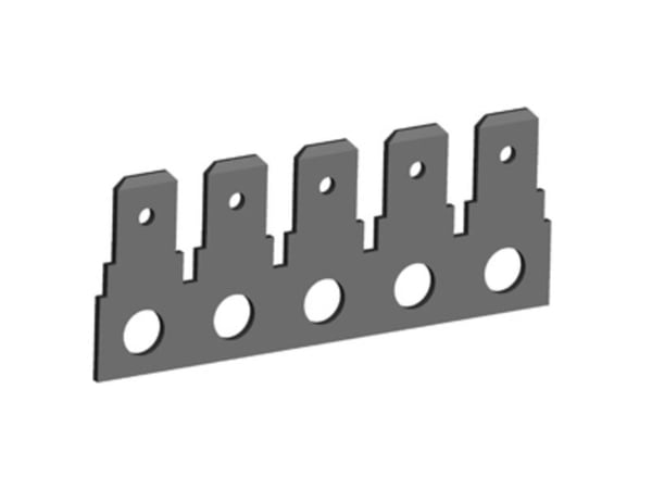 Vogt Verbindungstechnik 3876r04.68 Pistokieli Pistokkeen leveys: 6,30 mm Pistokkeen paksuus: 0,8 mm 250 kpl