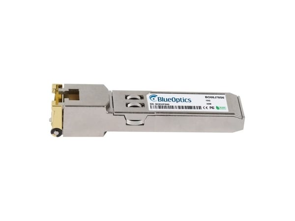 BlueOptics LSP443-BO, Kopper, 10000 Mbit/s, RJ-45, 30 m, 10GBASE, Sølv, Gull