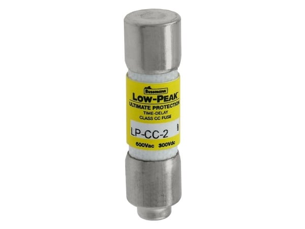 Eaton Wkładka bezpiecznikowa cylindryczna 10 x 38mm 2A 600V AC/300V DC, zwłoczna, klasa CC (LP-CC-2)