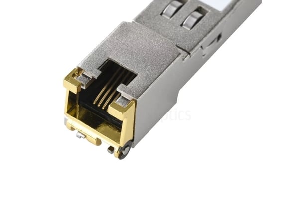 BlueOptics ET5402-RJ45-BO, Kopper, 10000 Mbit/s, RJ-45, 30 m, 10GBASE, Sølv, Gull