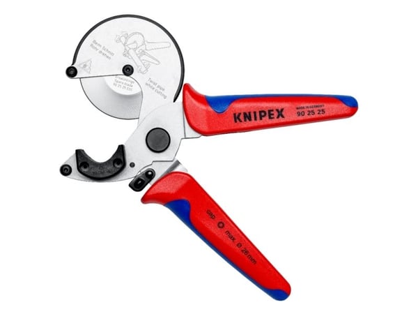 Knipex Rohrschneider, Rørsaks, Plast, Aluminium, Sort, Blå, Rød, 2,6 cm, 210 mm, 81 mm