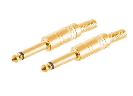 shiverpeaks BS50600-G2, 6.3mm, Gull, Hankjønn, Rett, Metall, 2 stykker