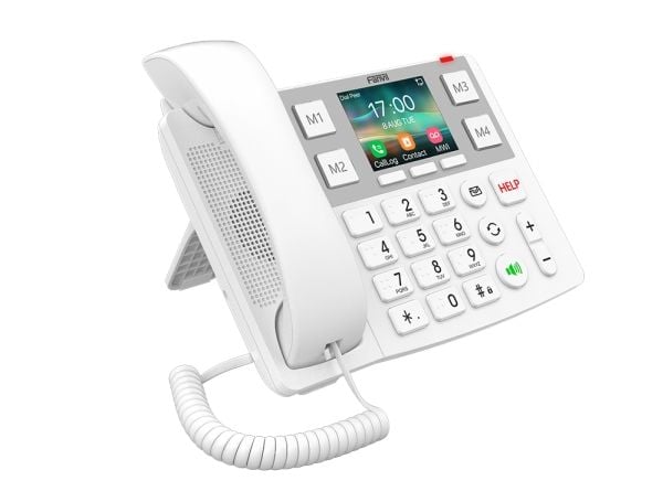 Fanvil X305, IP-telefon, Hvit, Kablet håndsett, 2 linjer, 1000 oppføringer, LCD