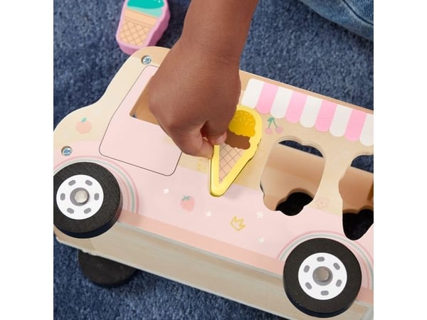Fisher Price Wood Ice Cream Shape Sorter