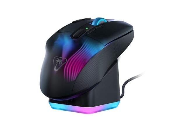Turtle Beach Kone XP Air, Høyre hendt, Optisk, RF trådløs + Bluetooth, 19000 DPI, Svart