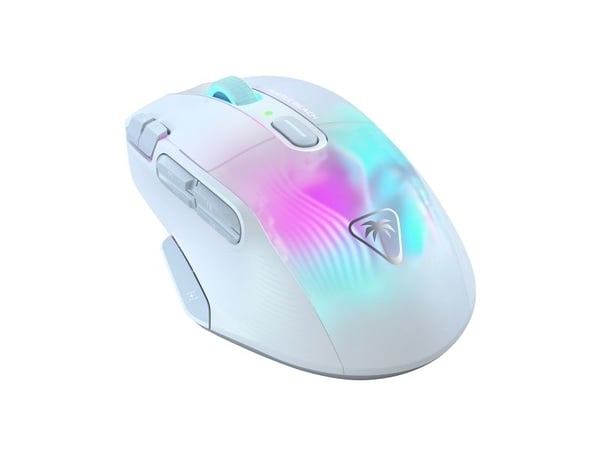 Turtle Beach Kone XP Air, Høyre hendt, Optisk, RF trådløs + Bluetooth, 19000 DPI, Hvit