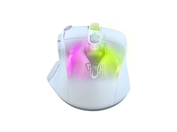 Turtle Beach Kone XP Air, Høyre hendt, Optisk, RF trådløs + Bluetooth, 19000 DPI, Hvit