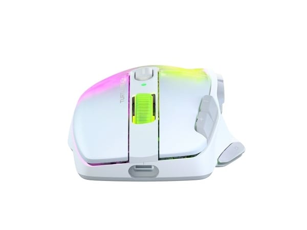 Turtle Beach Kone XP Air, Høyre hendt, Optisk, RF trådløs + Bluetooth, 19000 DPI, Hvit