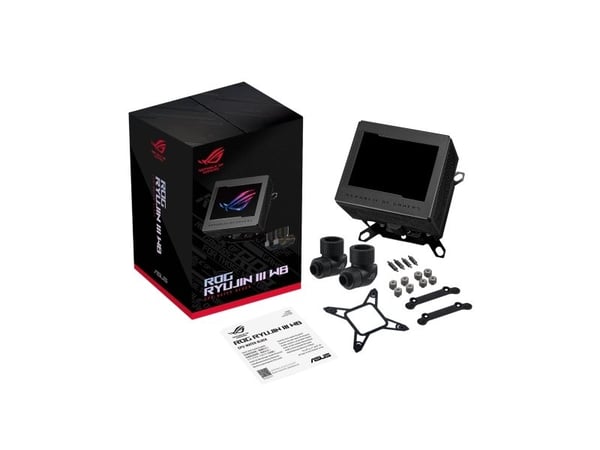 ASUS ROG RYUJIN III WB, vannblokk, kobber, svart, LGA 1150 (sokkel H3), LGA 1151 (sokkel H4), LGA 1155 (sokkel H2), LGA 1156 (sokkel H), LGA 1200.....