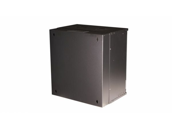 Equip EWM-12-5440-B, Veggmonterbar hylle, 12U, Nøkkellås, 12,5 kg, Sort